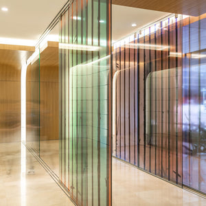 Justine Varga, Fusuma, 2018, at Duo Central Park Sydney by Foster + Partners London. Photography by Mark Pokorny