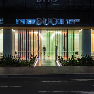 Justine Varga, Fusuma, 2018, at Duo Central Park Sydney by Foster + Partners London. Photography by Mark Pokorny