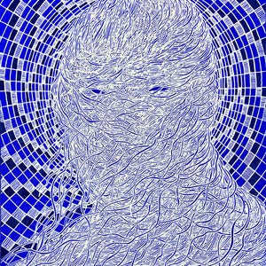 Lucas Grogan, The Thief, 2019, Ink and acrylic on archival mount board, 37 x 28 cm