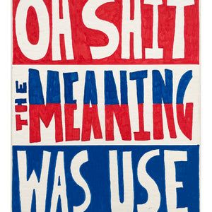 Lucas Grogan 'Oh Shit, the Meaning Was Use'