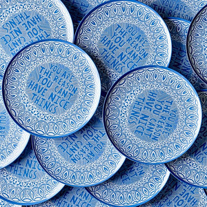 Lucas Grogan 'YOU ARE THE REASON...' melamine plate
