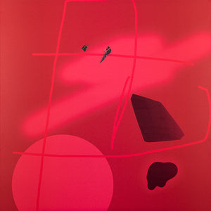 Min Wong, Bounce, bounce, bounce like you’re on a motorcycle ride, 2018, digital print on mirror stainless steel, 100 x 100 cm, edition of 3