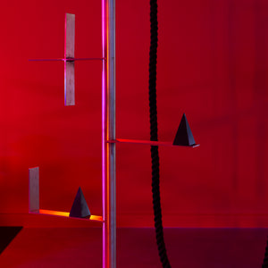Min Wong’s ‘Lone Wolf’ at Cement Fondu alongside work by Shana Moulton, 2022. Photography by Jessica Maurer