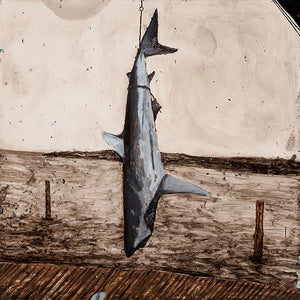 Richard Lewer, Untitled, 2014, oil on epoxy-coated steel, 100 x 100 cm