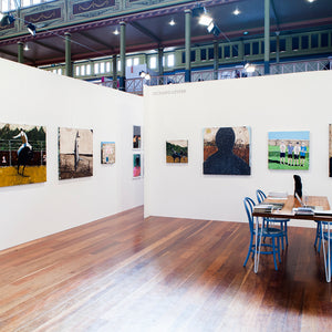 Richard Lewer’s ‘Mostly Sunny’ for Hugo Michell Gallery at Melbourne Art Fair, 2014