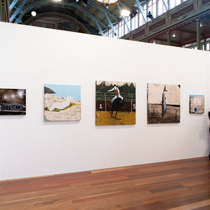 Richard Lewer’s ‘Mostly Sunny’ for Hugo Michell Gallery at Melbourne Art Fair, 2014