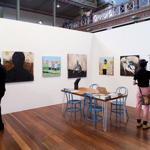 Richard Lewer’s ‘Mostly Sunny’ for Hugo Michell Gallery at Melbourne Art Fair, 2014