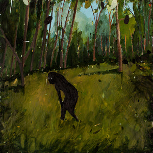 Richard Lewer, Yowie, 2015, oil on canvas, 153 x 153 cm