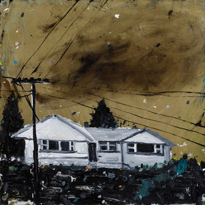 Richard Lewer, 92 Lewis Street., oil on brass, 50 x 50 cm