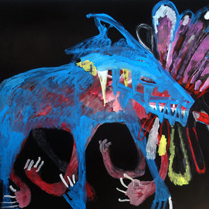 Sally Bourke, Thick as thieves, 2019, oil on canvas,153 x 183 cm, unframed