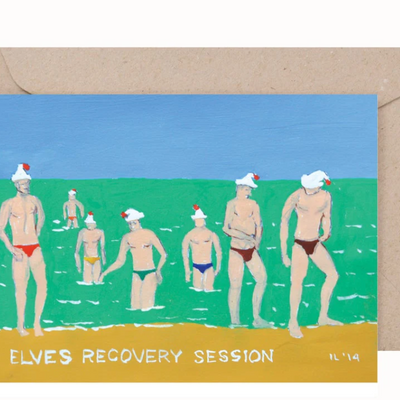 Ian Lever 'Elf Recovery' Gift Card