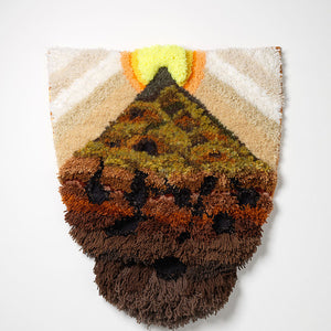 Sera Waters, Coat of Burrows, 2020, wool on canvas, 80 x 65 cm
