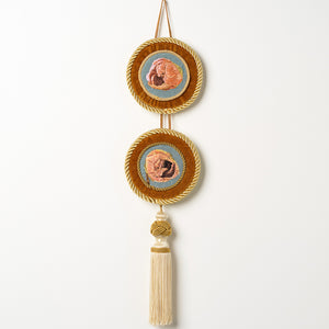 Sera Waters, Dying Shame, 2019, velvet, cotton, trim, repurposed materials, 66 x 16 cm