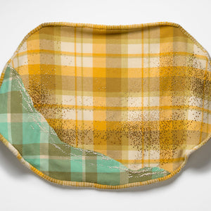 Sera Waters, Trek for Taking, 2019, woollen blankets, cotton, string (colonial knots), 80 x 110 cm
