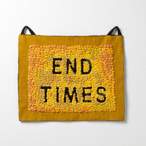 Sera Waters, Accumulating Specks, 2020, linen, felt, cotton, sequins and hand-made sequins, 31 x 35 cm