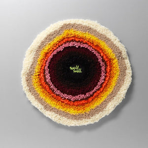 Sera Waters, Well, well, 2018, wool and canvas, 65 x 65 cm