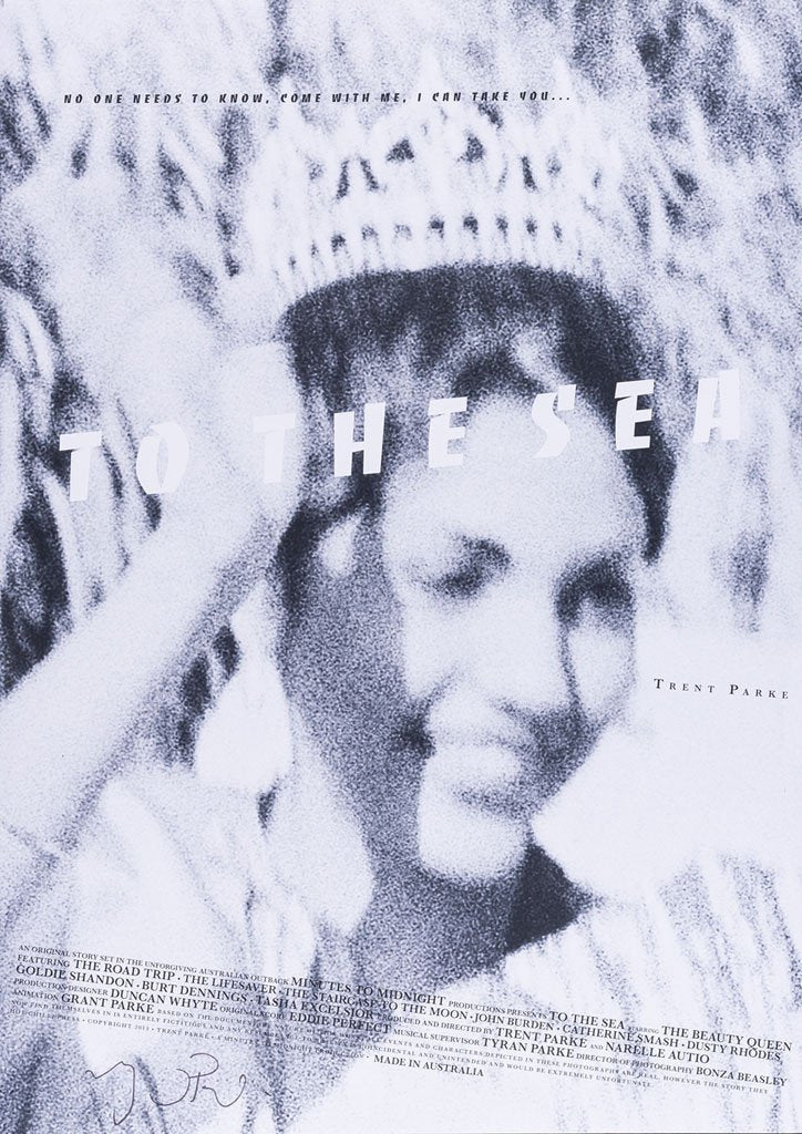 Trent Parke 'To the Sea' poster (portrait 1), signed