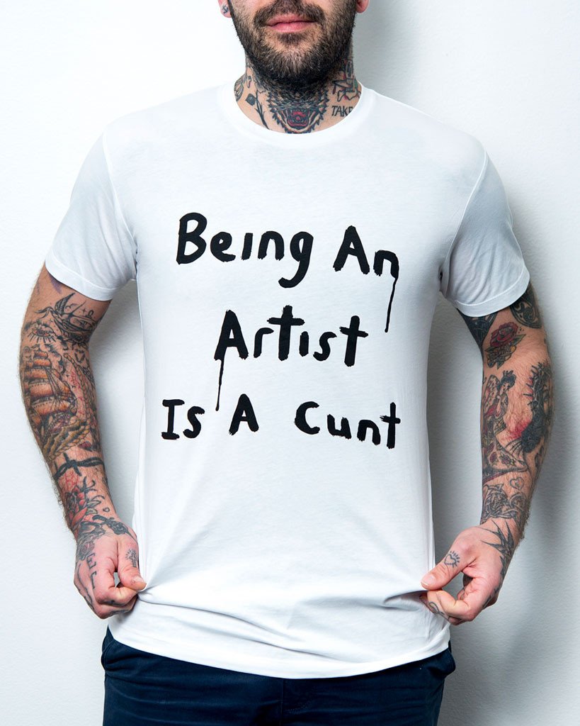 Richard Lewer 'Being an artist' t-shirt