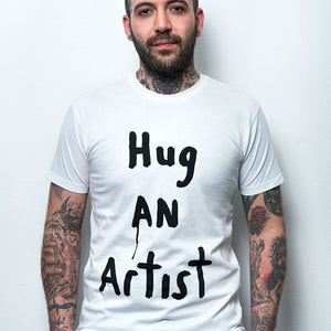 Richard Lewer 'Hug An Artist' t-shirt