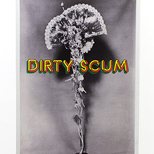Tony Garifalakis, Dirty Scum #2, 2017-21, low viscosity screen print ink on cotton-linen blend, 145 x 100 cm