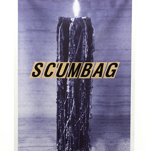 Tony Garifalakis, Scumbag #1, 2017-21, low viscosity screen print ink on cotton-linen blend, 145 x 100 cm