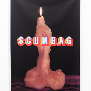 Tony Garifalakis, Scumbag #5, 2017-21, low viscosity screen print ink on cotton-linen blend, 145 x 100 cm