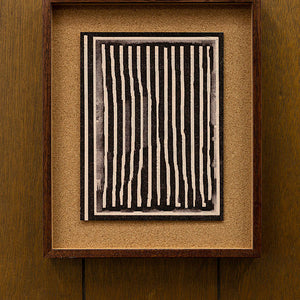 Tony Garifalakis, Untitled, 2018-19, from ‘Garage Romance, unique inkjet print on Ilford smooth cotton paper, corkboard, and hand-stained Tasmanian oak, 38.5 x 32 x 4 cm