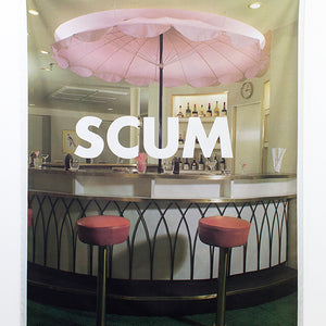 Tony Garikalakis, Scum #1, 2017-21, low viscosity screen print ink on cotton linen blend, 200 x 145 cm