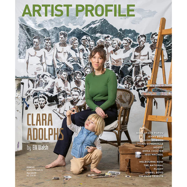 Clara Adolphs featured on cover of Artist Profile Magazine
