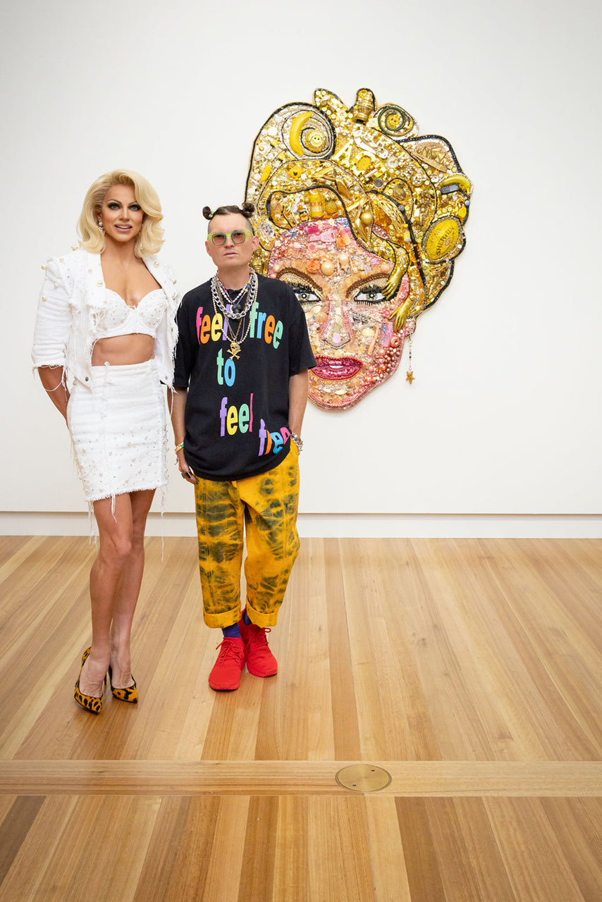 Paul Yore commissioned portrait of Courtney Act unveiled at National Portrait Gallery