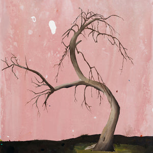 Richard Lewer, Destruction of the Fig Tree, 2025, acrylic on linen, 104 x 84 cm