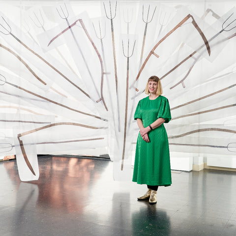 Julia Robinson for 'Split by the Spade' at Adelaide Central Gallery, 2024. Photography by Sam Roberts