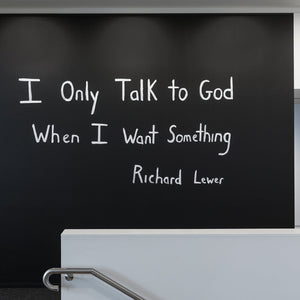 'Richard Lewer—I Only Talk to God When I Want Something', installation view, Geelong Gallery, 2025, Photo by Andrew Curtis

