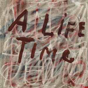 Georgia Spain, A Life Time, 2025, oil and oil stick on linen, 46 x 41 cm