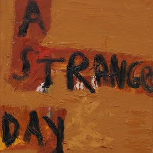 Georgia Spain, A Strange Day, 2025, oil and oil stick on linen, 36 x 31 cm