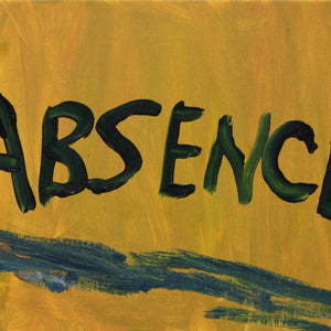 Georgia Spain, Absence, 2025, oil and oil stick on linen, 31 x 38 cm