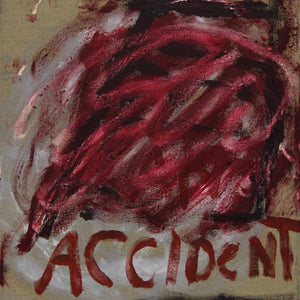 Georgia Spain, Absence, 2025, oil and oil stick on linen, 41 x 36 cm