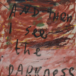 Georgia Spain, And Then I See The Darkness, 2025, oil and oil stick on linen, 41 x 35.5 cm