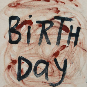 Georgia Spain, Birth Day, 2025, oil on cotton, 38 x 31 cm