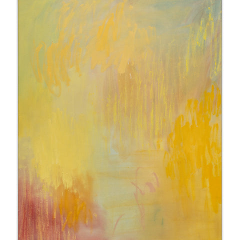Bridie Gillman, Dream walls talking, 2025, oil on linen, 137 x 107 cm