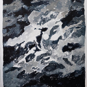 Clara Adolphs, August Moon II, 2025, oil on linen, 245 x 193.5 cm
