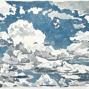 Clara Adolphs, Cumulus (Mungo I), 2023, oiln on linen, 203 x 298i cm