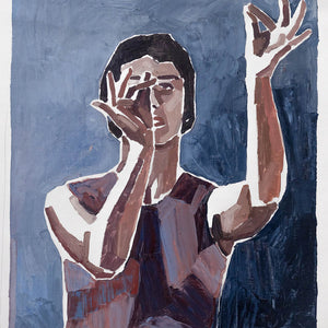Clara Adolphs, Shadow Hands II, 2025, oil on linen, 63 x 53 cm