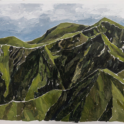 Clara Adolphs, Sleep Shadows, 2025, oil on linen, 172 x 236 cm