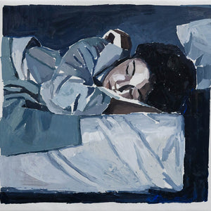 Clara Adolphs, Sleeper II, 2025, oil on linen, 62 x 65 cm