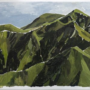 Clara Adolphs, Sleeping Mountain, 2025, oil on linen, 54 x 74 cm