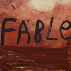 Georgia Spain, Fable, 2025, oil and oil stick on linen, 31 x 35.5 cm