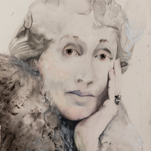 Fiona McMonagle, For most of history Anonymous was a woman, 2021, watercolour, ink and gouache on paper, 147 x 114.5 cm