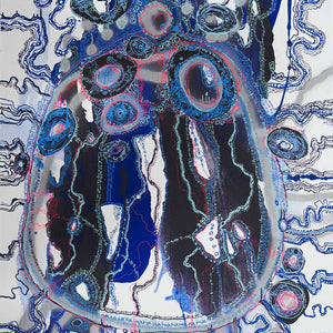 Zaachariaha Fielding, Untitled (498-25AS), 2025, acrylic on linen, 152.5 x 122 cm
