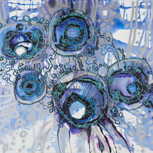 Zaachariaha Fielding, Untitled (500-25AS), 2025, acrylic on linen, 200 x 300 cm
